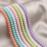 7 Strings 8x4mm Glass Pearl Beads Combo