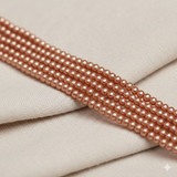 1 String 2.5mm Glass Pearl Beads