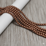 1 String 6mm Glass Pearl Beads