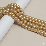 1 String 8mm Glass Pearl Beads