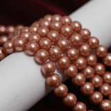 1 String 8mm Glass Pearl Beads