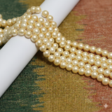 1 String 8mm Glass Pearl Beads