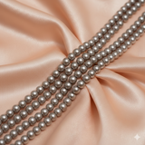 1 String 8-10mm Glass Pearl Round Beads