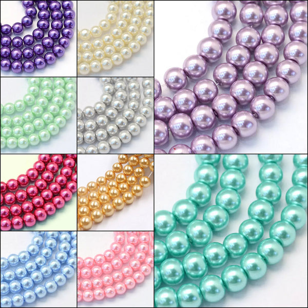 Glass Pearl Beads