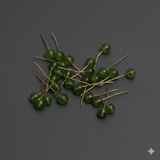 100 Gms, 4-5mm Round Glass Loreal Beads