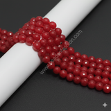 8mm Zed Cut Round Beads