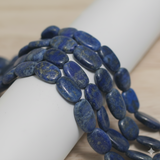 12x8mm Oval Lapis Stone Beads