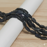 14x8mm Oval Jade Stone Beads Blue