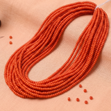 5 Bunch of Preciosa Seed Bead Strings Luster Opaque