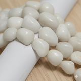 17-22mm Tumble White King Onyx Stone Beads