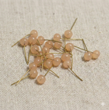 100 Gms, 4-5mm Round Glass Loreal Beads