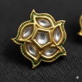 20mm  Kundan Connectors  Golden