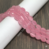 9x7mm Natural Gemstone Oval Micro Faceted Monalisa Beads