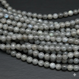 4-8mm Round Labradorite Stone Beads