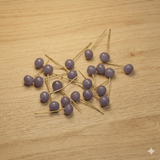 100 Gms, 4-5mm Round Glass Loreal Beads