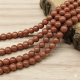 1 String 8mm Round Sandstone Beads