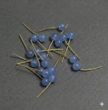 100 Gms, 4-5mm Round Glass Loreal Beads