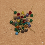 100 Gms, 4-5mm Round Glass Loreal Beads