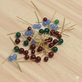 100 Gms 4mm Round Glass Loreal Beads