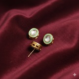 10 Pcs, 13x10mm Meenakari Kundan Earring Studs