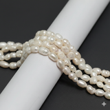 1 String, 7x5mm Baroque Pearls Beads