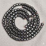 1 String, 4x6mm Magnetic Hematite Tube Beads