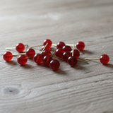 130 Pcs, 6mm Round Glass Loreal Beads