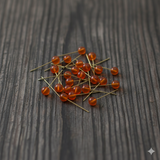 100 Gms, 4-5mm Round Glass Loreal Beads