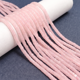 1 String 4x2mm Natural Rose Quartz Gemstone Beads