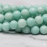 1 String 8mm Natural Amazonite Gemstone Beads