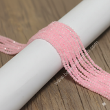 2mm Natural Gemstone Round Micro Faceted Beads