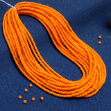 5 Bunch of Preciosa Seed Bead Strings Luster Opaque