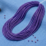5 Bunch of Preciosa Seed Bead Strings Luster Opaque