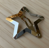 20 Pcs 2.25 Inch Star Hairclips