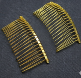 7.5 cm 5 Pcs Twisted Wires Metal Comb