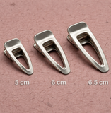20 Pcs Hair Alligator Blank Clip
