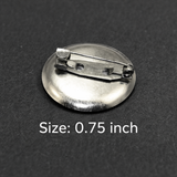 0.75 Inch Brooch Pin Fittings