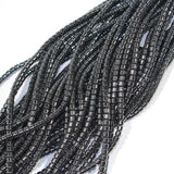 1 String Hematite Beads Tyre Black 4x2.5mm