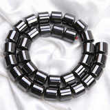 1 String, 8mm Magnetic Hematite Tube Beads