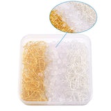 1 Set Earring Hooks, with Plastic Earring Ear Nuts, Earrings Backs, Mixed Color, 7.4x7.2x1.7cm