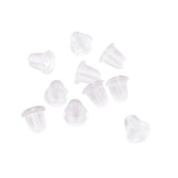 1 Set Earring Hooks, with Plastic Earring Ear Nuts, Earrings Backs, Mixed Color, 7.4x7.2x1.7cm