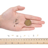 1 Set Screw Eye Pin Peg Bails For Half Drilled Beads Mixed Color Kit