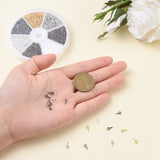 1 Set Screw Eye Pin Peg Bails For Half Drilled Beads Mixed Color Kit