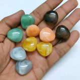 22x20mm Multi Heart Acrylic Gemstone Beads