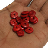 100 Pcs, 12mm Colored Wooden Beads Disc