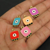 1.5 Cm Evil Eye Charms Assorted Color