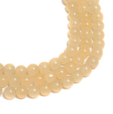 8mm 15 Inch Plain Glass Beads Round Strings