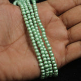 1 string Disc Round Beads 4mm