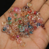 200gm Donut Beads Inside Color Assorted 8mm