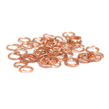 100 Gm Brass Jump Rings Copper 7mm